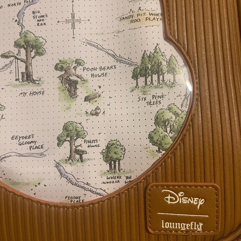 Loungefly Disney Winnie the Pooh Pin Collector Mini Backpack - Picture 9 of 11